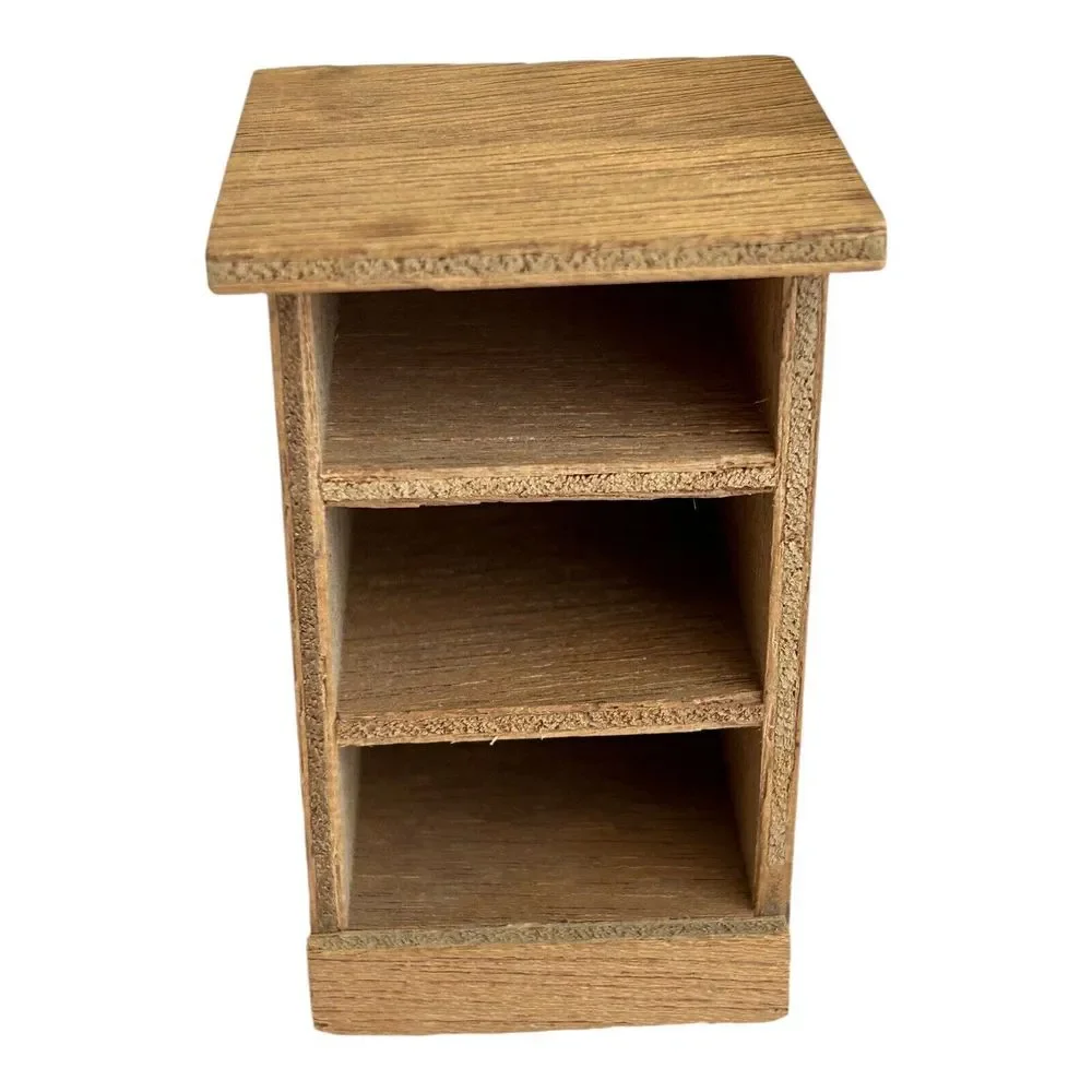 wooden pressboard miniature doll furniture Dresser & book‎ shelves